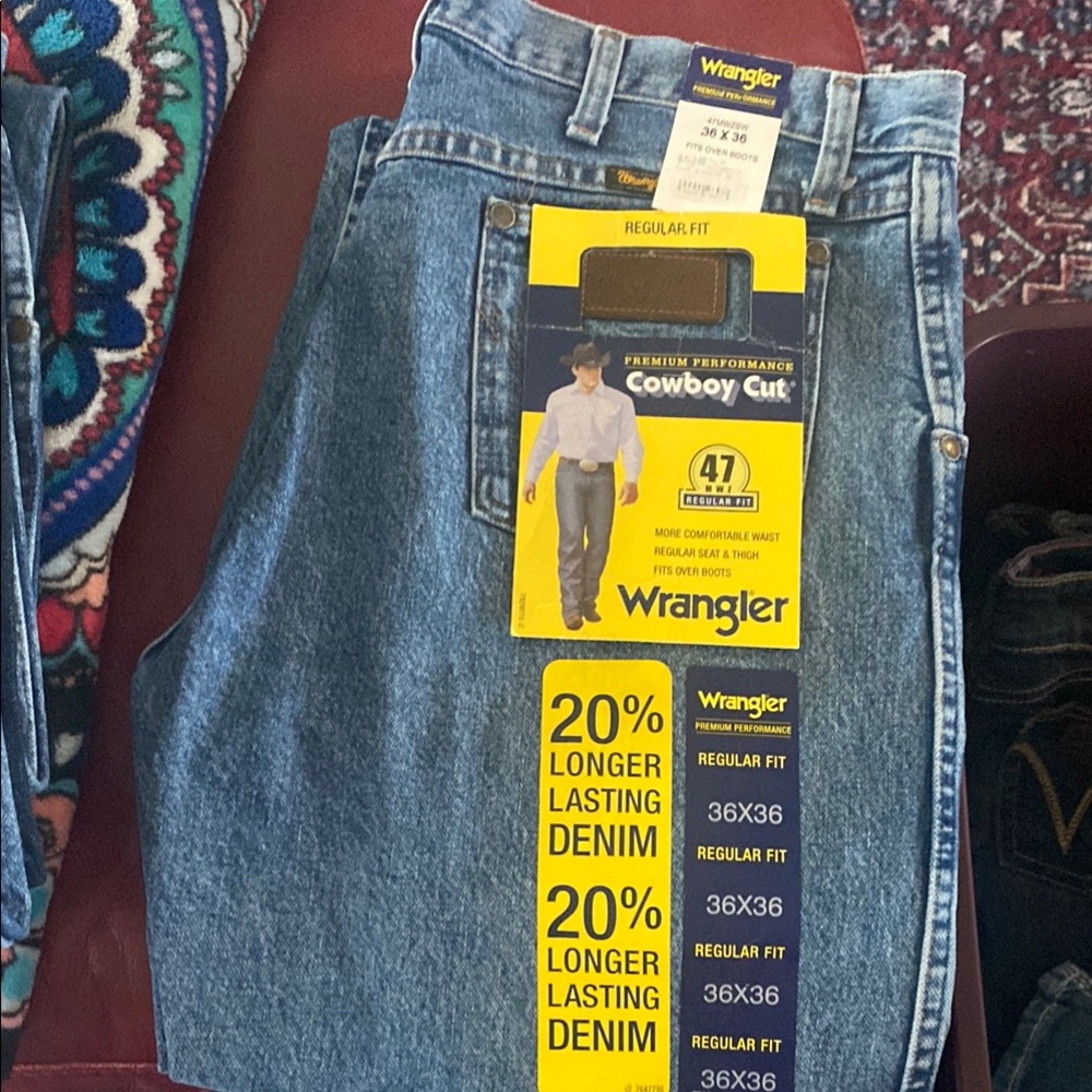 Wrangler Men's Blue Jeans